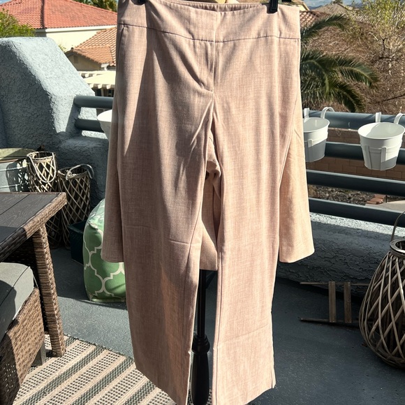 Ann Taylor 2pc pant suit in light beige - Picture 6 of 7